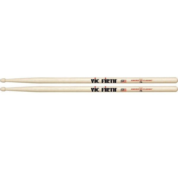 COPPIA BACCHETTE VIC FIRTH 7A PUNTA LEGNO
