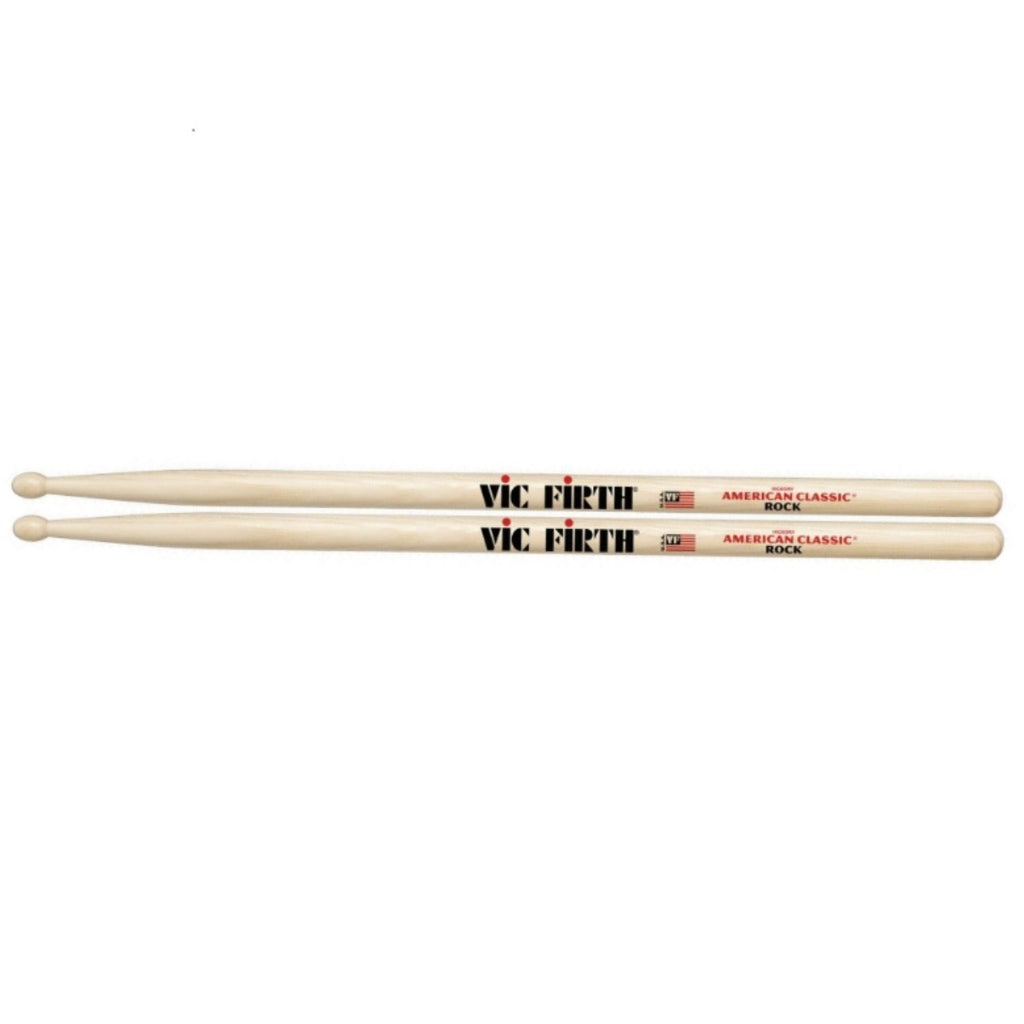COPPIA BACCHETTE VIC FIRTH ROCK PUNTA LEGNO