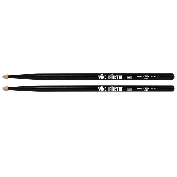 COPPIA BACCHETTE VIC FIRTH 5BB LEGNO BLACK