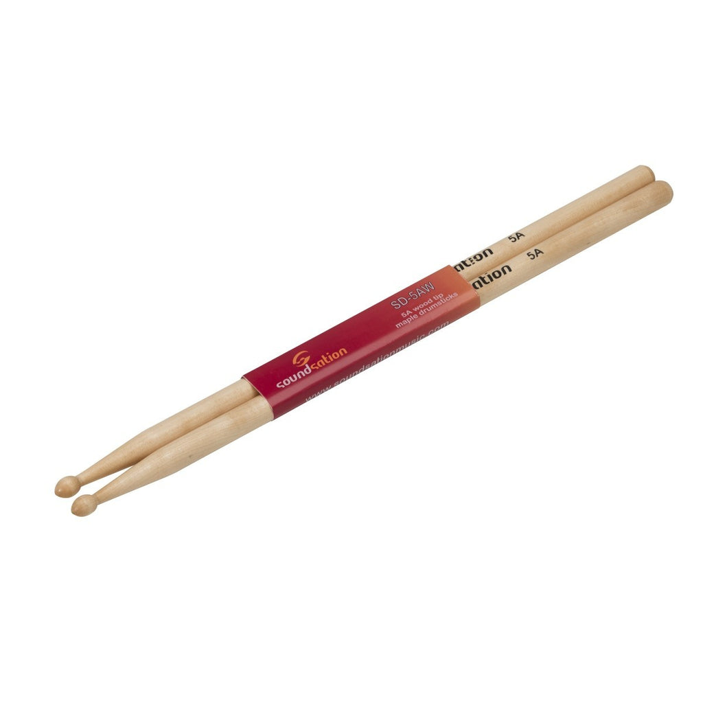 COPPIA BACCHETTE SOUNDSATION 5A PUNTA LEGNO SD-5AW