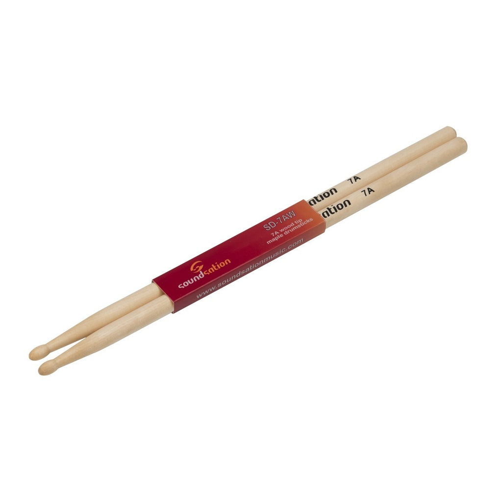 COPPIA BACCHETTE SOUNDSATION 7A PUNTA LEGNO SD-7AW