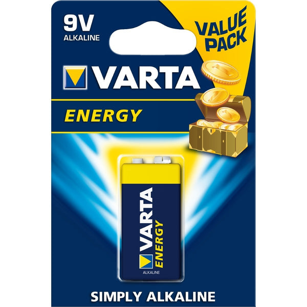 BATTERIA ALCALINA VARTA ENERGY 9V BLISTER 1 PZ