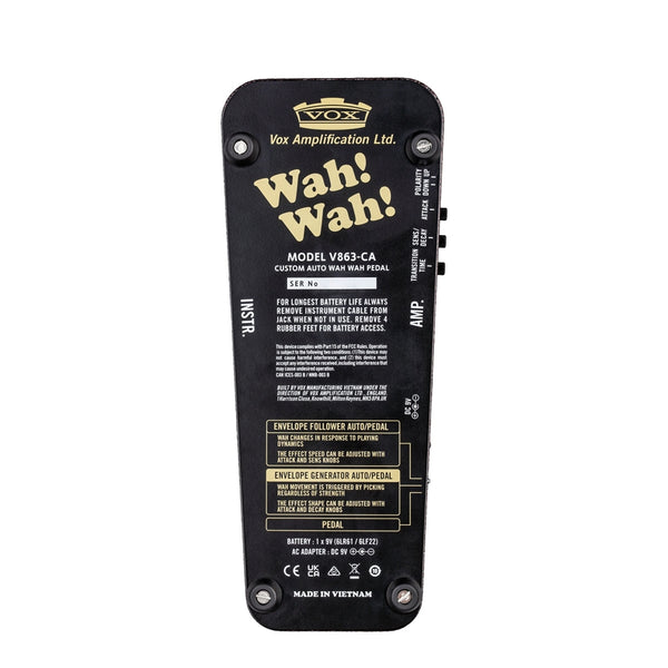 V863-CA Wah Pedal