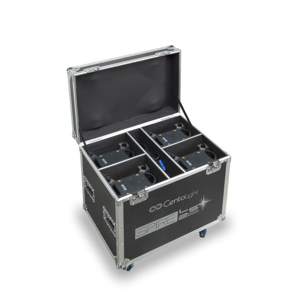 SET 4 TESTE MOBILI BEAM LASER SPIRE LS2000 CON FLIGHT CASE