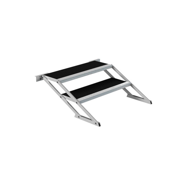 Scala con 2 gradini regolabile da 40 a 60 cm CL-ADST2S-40