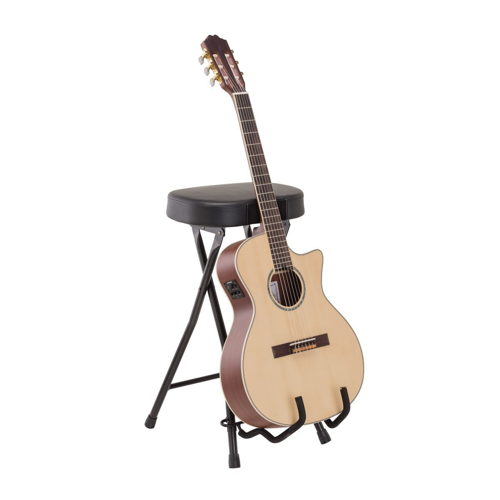 SGABELLO PER CHITARRISTA CON SUPPORTO SOUNDSATION GSGT-500