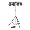 KIT LUCI SOUNDSATION 4LEDKIT-DJ 4* 7PCS 3W RGB LED