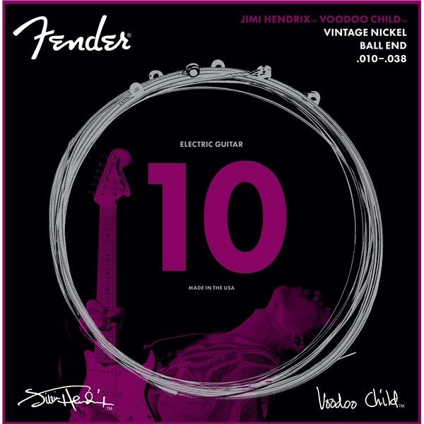 Muta Fender Hendrix Voodoo Child Ball End Nickel 10-38 0730150609