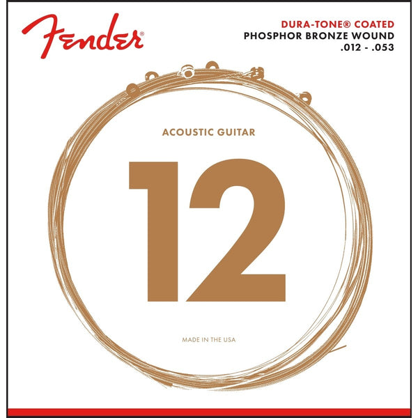Muta Fender 860L Phosphor Bronze Dura-Tone Coated 12-53 0730860403