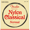 Muta Fender Nylon Acoustic Strings 100 Clear/Silver Tie End Gauges .028-.043, (6) 0730100400