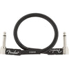 Cavo Fender Professional Series Angle/Angle 1'(0,3m) Black 0990820057