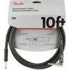 Cavo Fender Professional Series Straight-Angle 10'(3m) Black 0990820025