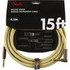 Cavo Fender Deluxe Series Straight/Angle 15'(4,5m) Tweed 0990820086