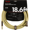 Cavo Fender Deluxe Series Straight/Angle 18.6'(5,5m) Tweed 0990820082