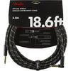 Cavo Fender Deluxe Series Straight/Angle 18.6'(5,5m) Black Tweed 0990820079