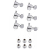 Fender Parts Locking Stratocaster/Telecaster Staggered Tuning Mach  Brush Chrome 0990818000