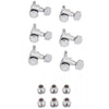 Fender Parts Locking Stratocaster/Telecaster Staggered Tuning Mach (6)  Polish Chrome 0990818100