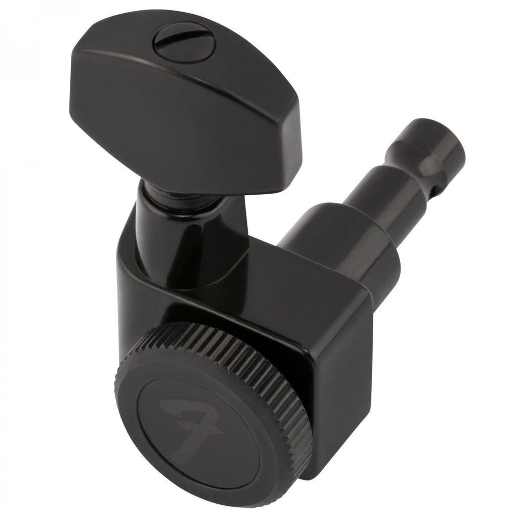 Fender Parts Locking Stratocaster/Telecaster Staggered Tuning Machines (6)  Black 0990818400