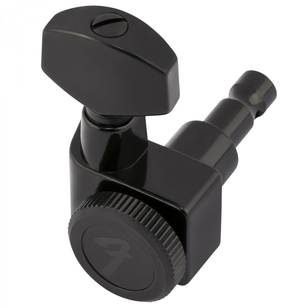 Fender Parts Locking Stratocaster/Telecaster Staggered Tuning Machines (6)  Black 0990818400