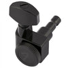 Fender Parts Locking Stratocaster/Telecaster Staggered Tuning Machines (6)  Black 0990818400