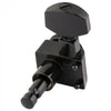 Fender Parts Locking Stratocaster/Telecaster Staggered Tuning Machines (6)  Black 0990818400