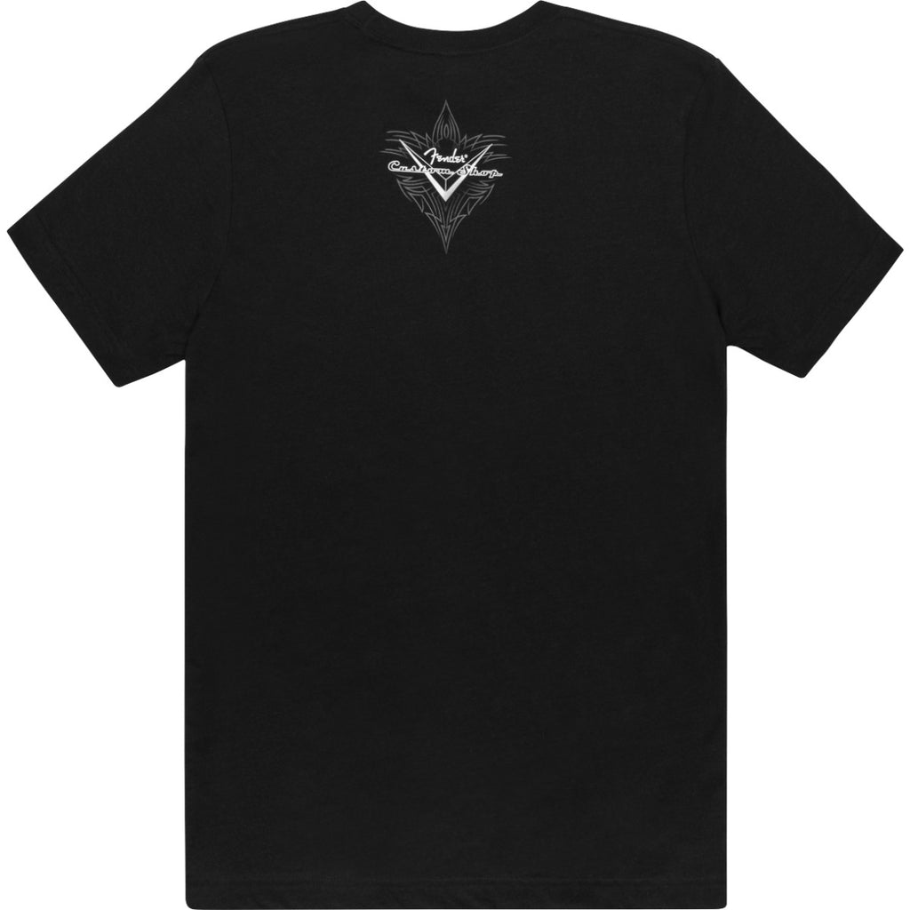 T-shirt Fender Custom Shop Pinstripe  Black