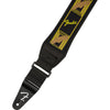 Tracolla Fender Fender Swell Neoprene, Blk/Ylw/Brn Mono, 2.5