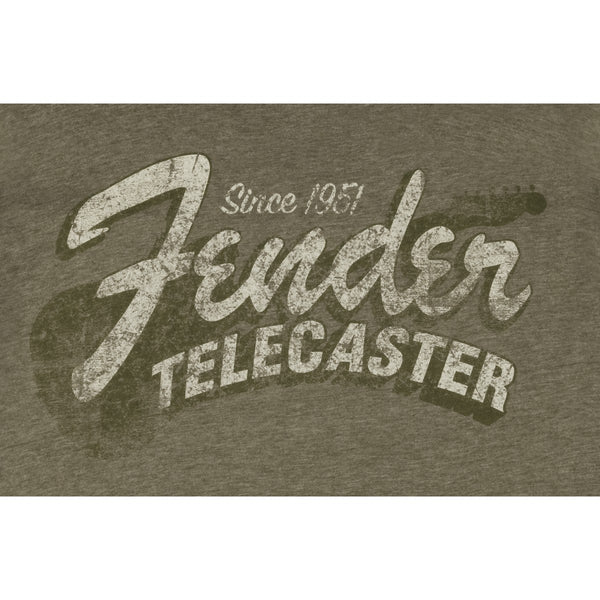 T-Shirt Fender Since 1951 Telecaster Military Heather Green