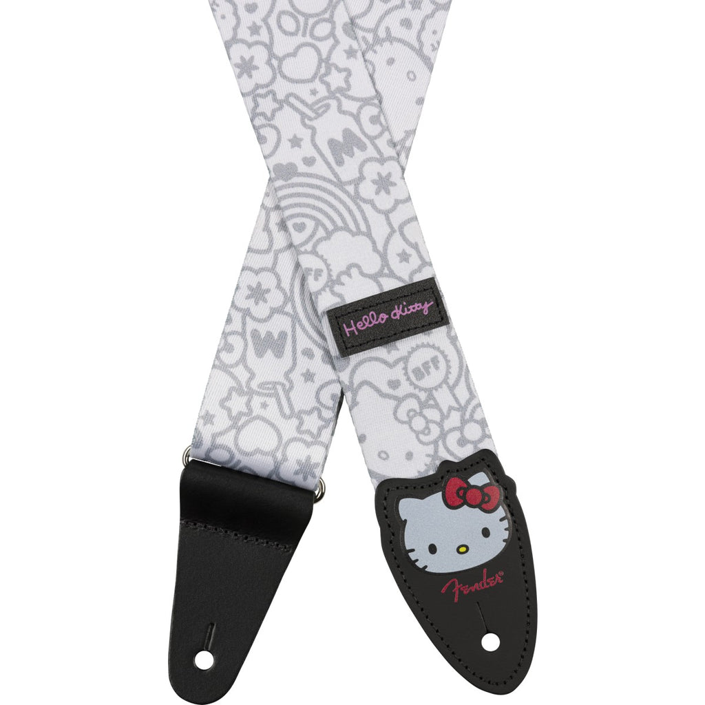 Tracolla Fender Fender x Hello Kitty White Poly Strap