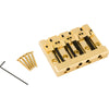 Ponte Fender HiMass 4-String Bass Bridge Assembly With Brass Saddles, Gold 0994408200