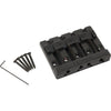 Ponte Fender HiMass 4-String Bass Bridge Assembly With Brass Saddles, Black 0994408400