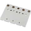 Ponte Fender HiMass String-Through 4-String Bass Assembly Brass Saddles