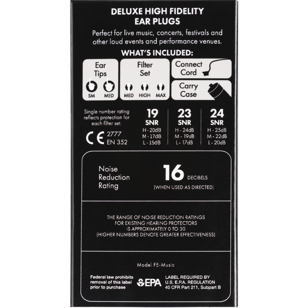 Ear Plugs Fender deluxe hi-fi ear plugs 0990545001