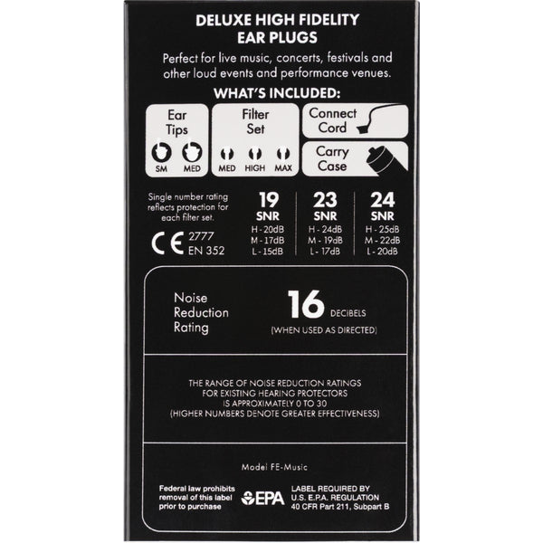 Ear Plugs Fender deluxe hi-fi ear plugs 0990545001