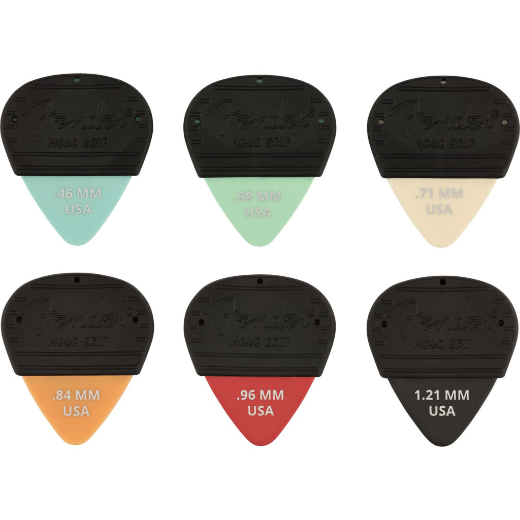 Plettri Fender Mojo Grip Dura-Tone Delrin .58 Surf Green 1985351402