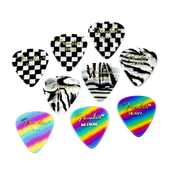 Plettri Fender 351 Shape Graphic 12-Pack Checker medium 1980351302