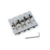 Fender Parts HiMass 4-String Bass Bridge Assembly With Brass Saddles Chrome 0994408000