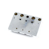 Fender Parts HiMass 4-String Bass Bridge Assembly With Brass Saddles Chrome 0994408000