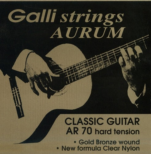 GALLI - muta12 ch. cl. - AURUM - Clear e Black Nylon&Brass - High tension - Brass - .030-.045