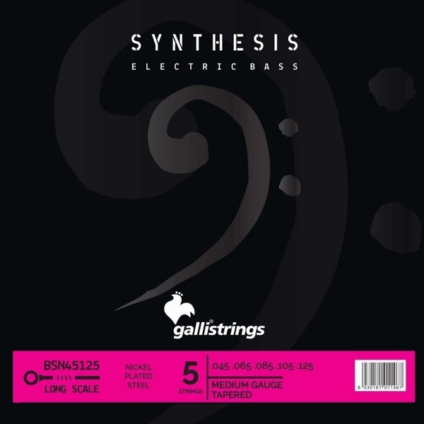 GALLI - muta bas.el. 5 corde - Synthesis - Medium Tapered .045-.125