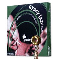 GALLI - muta ch. ac. - GIPSY Silverplated e Silk&Steel - Light .010-.045 - Silk&Steel