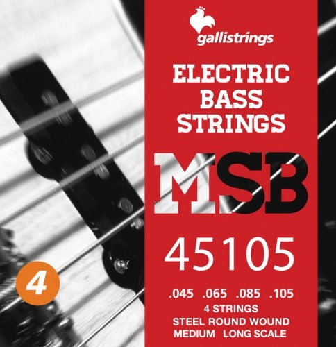 GALLI - muta bas. el. - MSB Steel - Medium .045-.105 - 4 corde