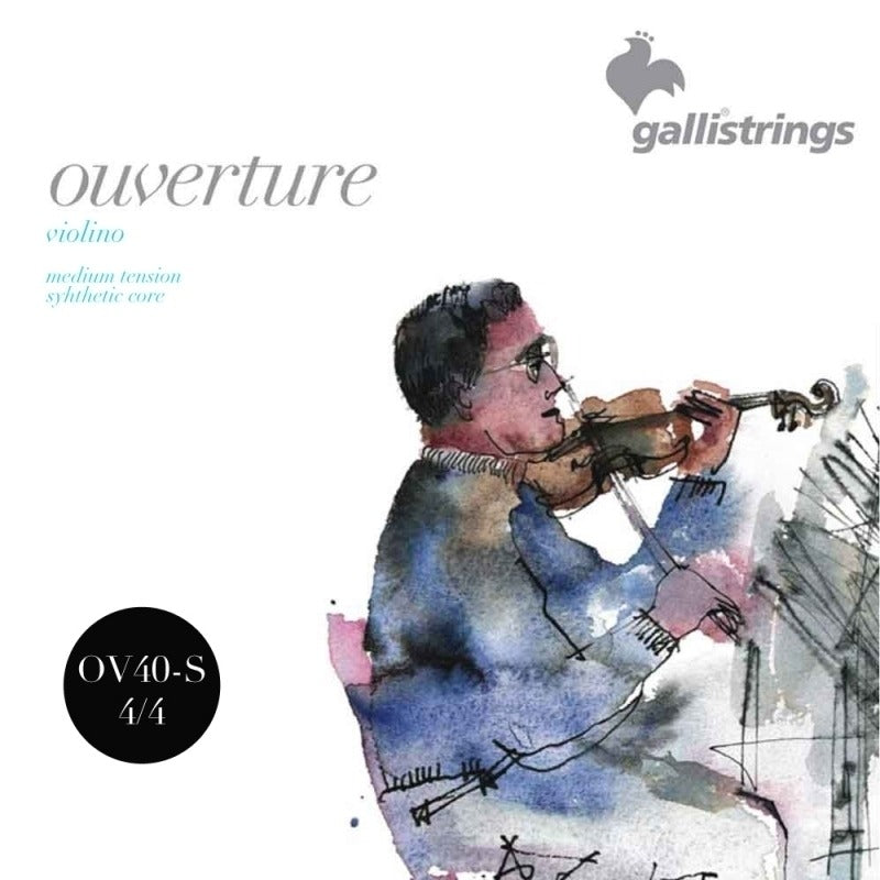 GALLI - muta violino - OUVERTURE - 328mm 4/4 - Synthetic core