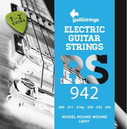 GALLI - muta ch. el. - RS Nickel - Light .009-.042 - 6 corde