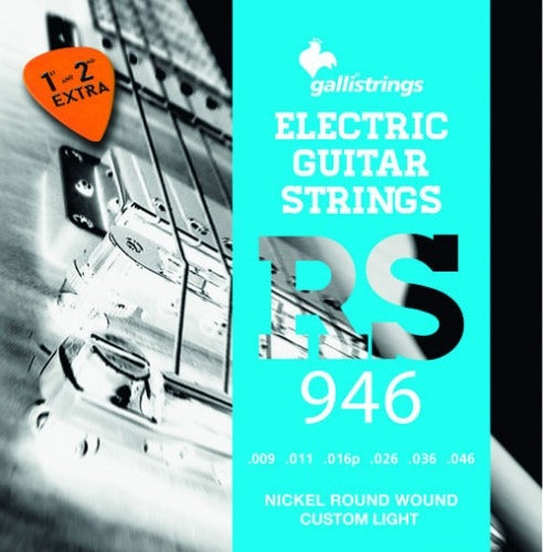 GALLI - muta ch. el. - RS Nickel - Custom Light .009-.046 - 6 corde