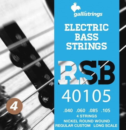 GALLI - muta bas. el. - RSB Nickel - Regular Custom .040-.105 - 4 corde