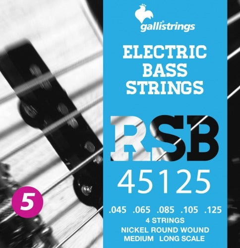 GALLI - muta bas. el. - RSB Nickel - Medium .045-.125 - 5 corde