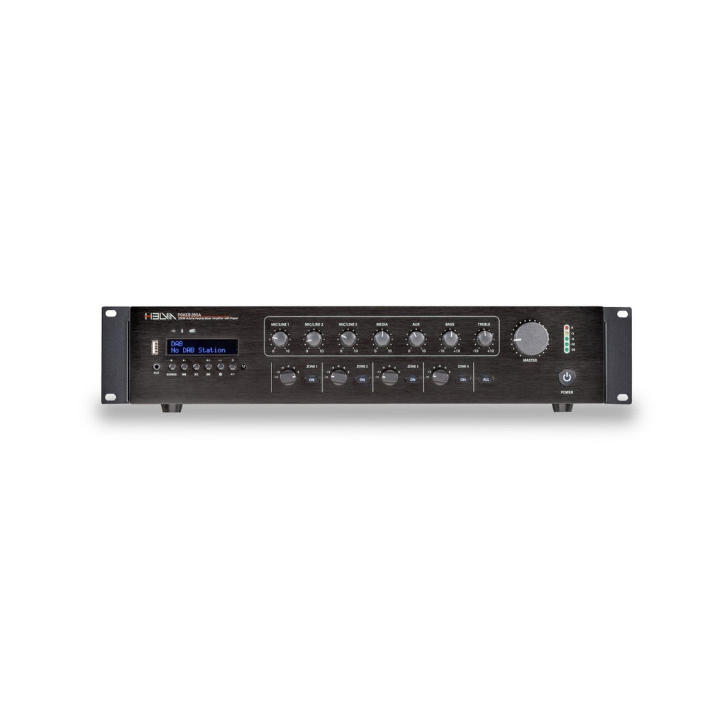 MIXER-AMP 4-ZONE 350W HELVIA POKER-350A DAB+ PLAYER