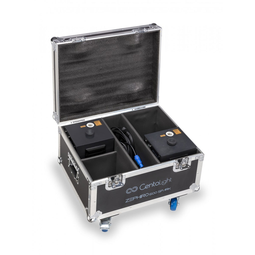 FLIGHT CASE PER 4 MACCHINE PER SCINTILLE ZEPHIRO 600 SPARK