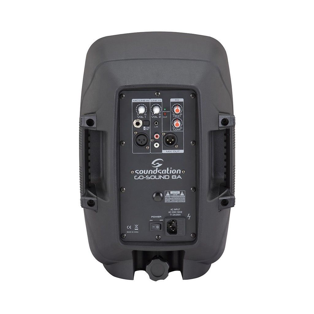 DIFFUSORE ATTIVO 2-VIE SOUNDSATION GO-SOUND 8A 320W